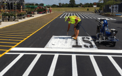 Parking lot striping gallery